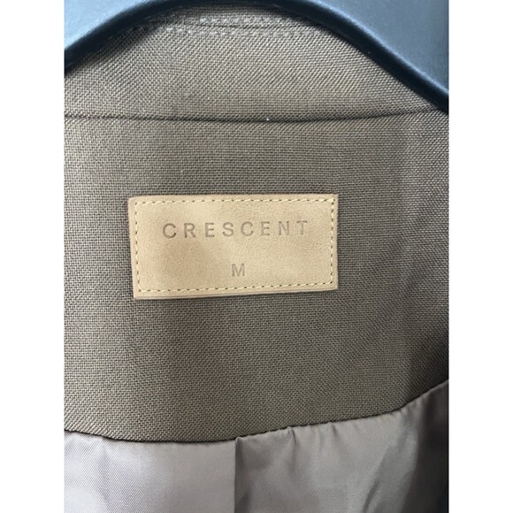 Crescent Sleeveless Vest Blazer Dress M Brown Twee Preppy - Picture 7 of 11